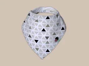 TRIANGLES | Premium Plus Baby Bandana Bibs (organic cotton)