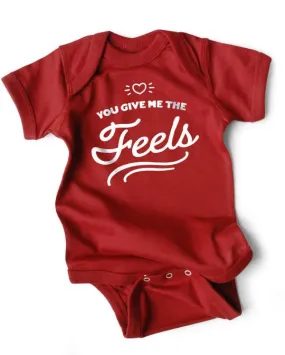 Wry Baby Snap Suit Onesie - You Give Me The Feels /  6-12 Months