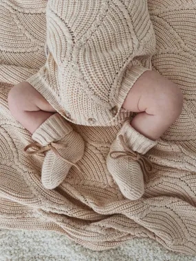 Ziggy Lou Booties - Biscotti Fleck